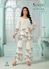 Kanak By Sangeet Linen Cotton Discharge Printed Co Ord Set Exporters In India